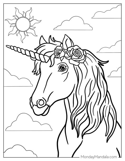 74 Unicorn Coloring Pages (Free PDF Printables)