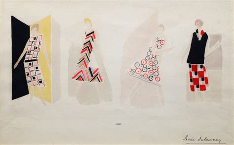 Sonia Delaunay | Fashion sketches and designs from 1925 & 1924 (1924-1925) | Artsy