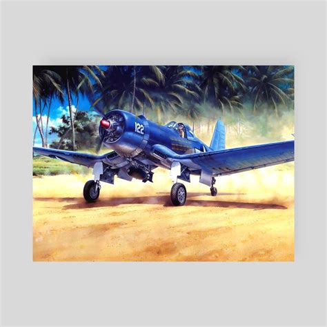 F4U Corsair, an art print by Warmachines WorldWar2 - INPRNT