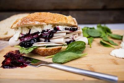 Blueberry Jam & Roasted Turkey Sandwich Recipe | North Country Smokehouse