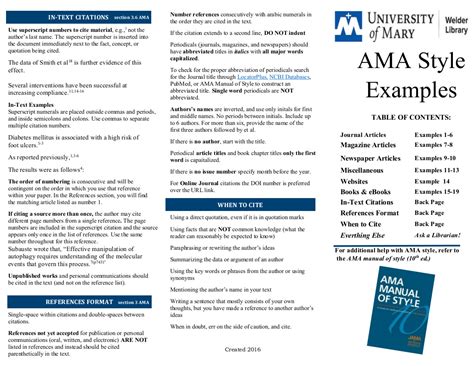 AMA - Citation - Research Guides at University of Mary