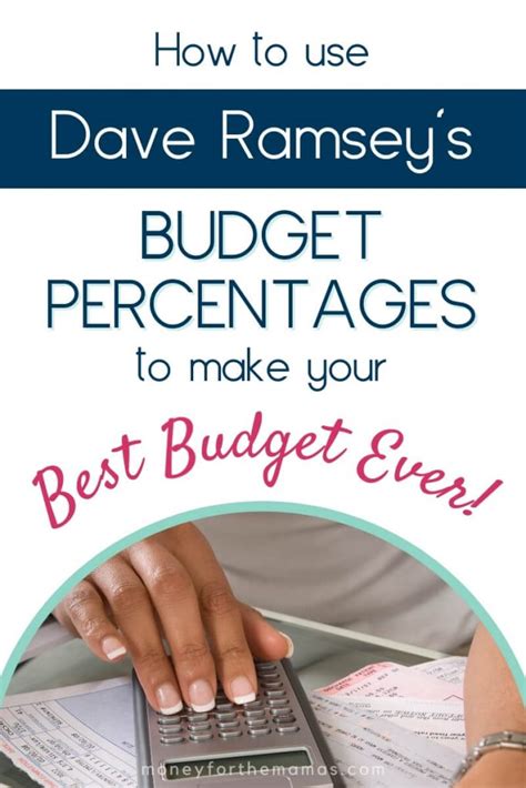 Use Dave Ramsey Budget Percentages to Build Your Best Budget! - MFTM