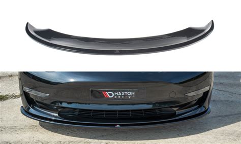 Tesla - Model 3 - Front Splitter - V1 – Maxton Design Canada