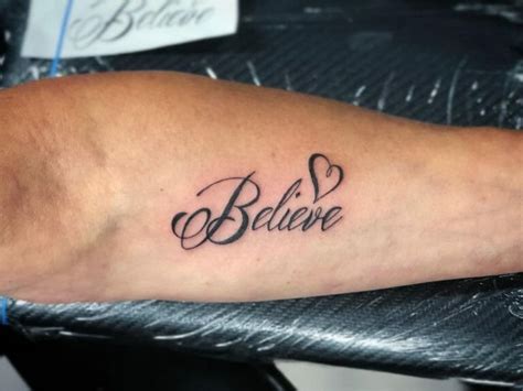 101 Best Believe Tattoo Ideas You'll Have To See To Believe!