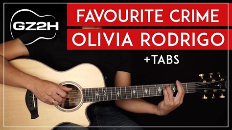 Favorite Crime Guitar Tutorial Olivia Rodrigo Guitar Lesson |Chords ...