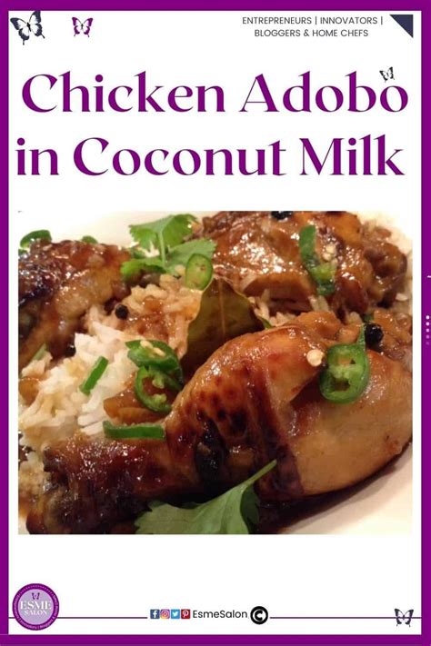 Chicken Adobo in Coconut Milk | Recipe | Adobo chicken, Adobo, Coconut milk