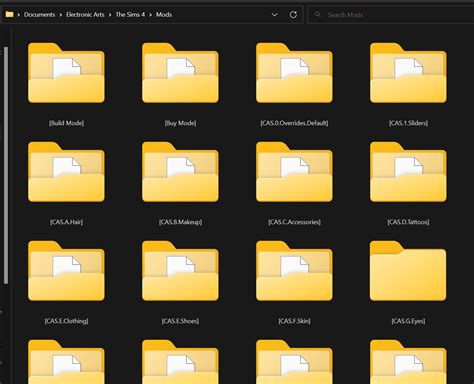 How I Organize My Mods Folder For The Sims 4 - Yellow Llama Co.