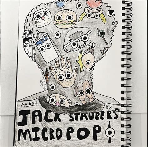 An artwork I did of all the Micropop album covers. ( and some other of jack staubers creations ...