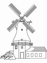 Windmill Coloring Pages Free Online For Kids sketch template