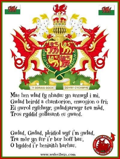 Welsh national anthem... | Welsh national anthem, Welsh ancestry, Welsh ...