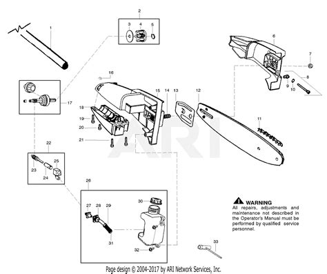 Poulan Pro Chainsaw Diagram