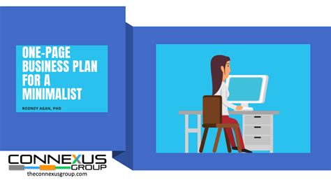 One-Page Business Plan for a Minimalist WORKBOOK