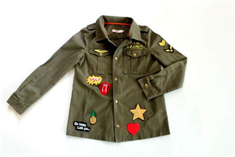 Green Army Jacket pimped | Romy's Choice