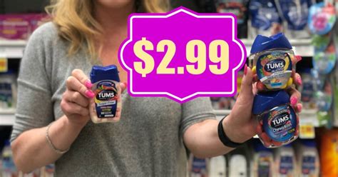 Tums Sugar-Free and Chewy Bites Antacids ONLY $2.99 at Kroger with NEW Coupon! - Kroger Krazy