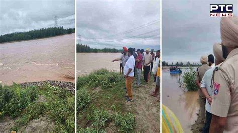 Punjab Rain Fury: Ghaggar and Satluj rivers overflow, flood threat ...