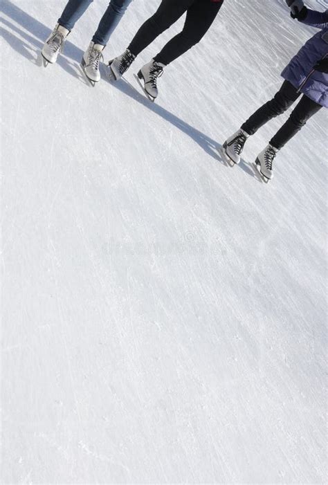 Couple on skating rink stock photo. Image of skate, abstract - 13128182