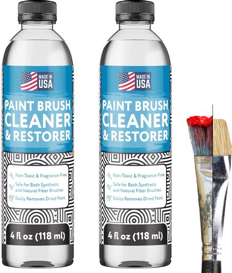 Amazon.com: IMPRESA [2 Pack Paint Brush Cleaner & Restoring Liquid ...