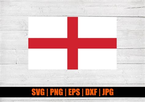 England Flag Svg Png Eps Dxf Jpg Files Instant Download - Etsy