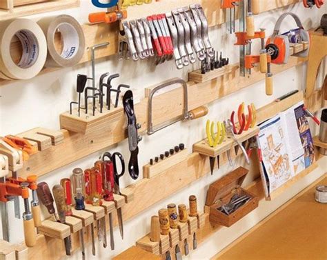 Workshop Storage Ideas Workbenches 22 | Woodworking shop, Woodshop organization, Popular woodworking