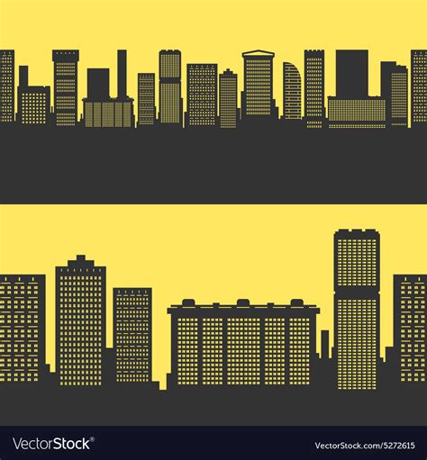 Background city buildings Royalty Free Vector Image