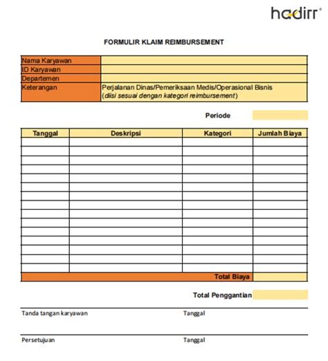 Langkah Membuat dan Contoh SOP Reimbursement Perusahaan - Aplikasi Absensi Online Karyawan