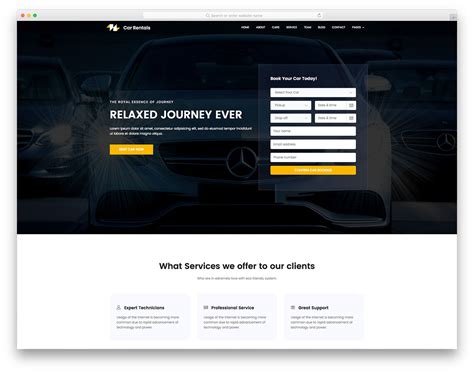 Car Rental - HTML Car Rental Website Template - Colorlib