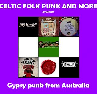 SAMPLER - GYPSY PUNK BANDS FROM AUSTRALIA ~ CELTIC FOLK PUNK AND MORE