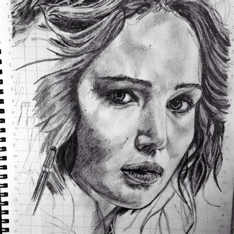 Mockingjay - Part 2 (@TheHungerGames) | Portrait drawing, Hunger games, Sketches