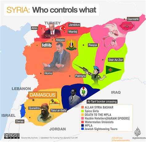 updated 100% accurate political map of syria 2020 : r/SyrianCirclejerkWar