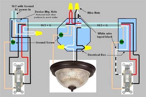 3-Way Switch Installation - Circuit Style 1