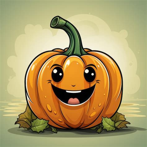 Premium AI Image | Illustration Halloween Pumpkin art design