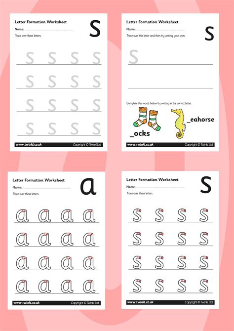 Letter Tracing Worksheets Twinkl | TracingLettersWorksheets.com