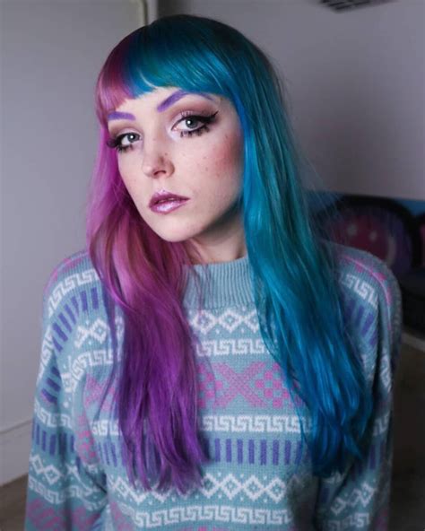 Pin by Alaura🌙 on Multi-Colored Hair | Hair styles, Hair inspiration, Bright hair colors