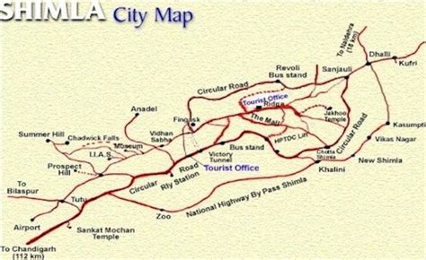 Shimla Travel Guide:: Maps and Information on Shimla