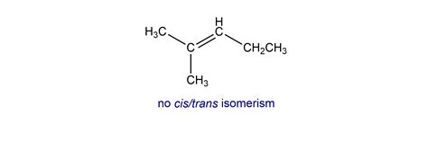 Which alkenes exist as pairs of cis,trans isomers? For each | Quizlet