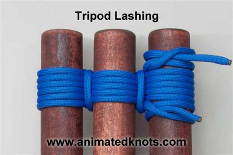 Tripod Lashing | How to Make a Tripod Lashing