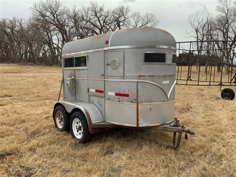 1989 W-W Two Horse Bumper Pull Trailer BigIron Auctions