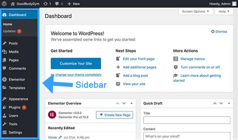 WordPress Walkthrough and Settings - Siteborn