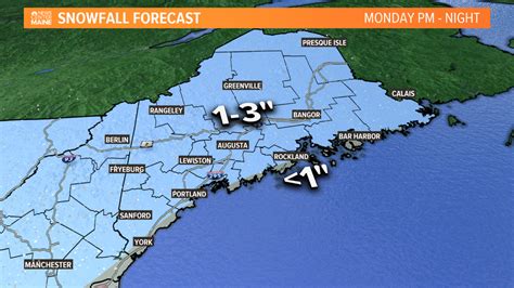 Maine gets snow to start the week | newscentermaine.com