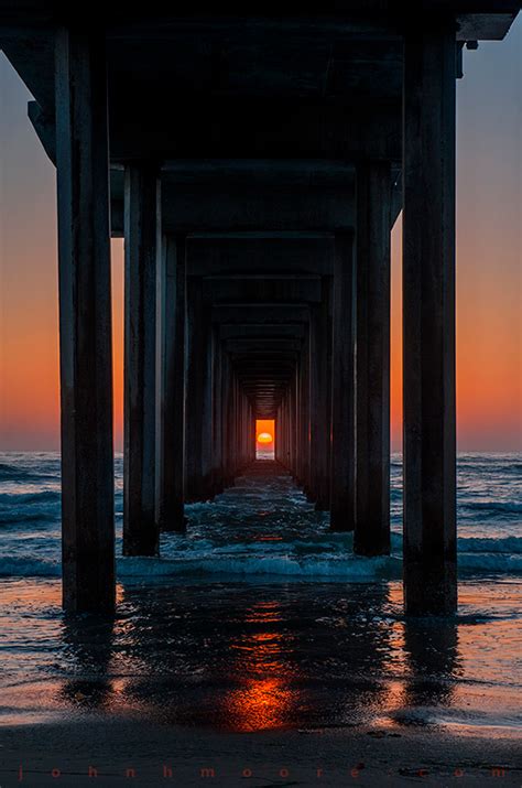 Twice A Year, The Sunset Aligns Perfectly With This Pier In California ...