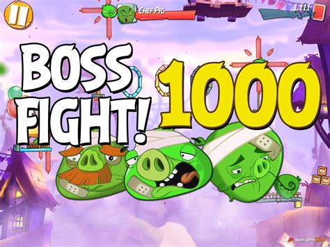 Angry Birds 2 Boss Fight Level 1000 Walkthrough – Pig City Hamsterdam ...