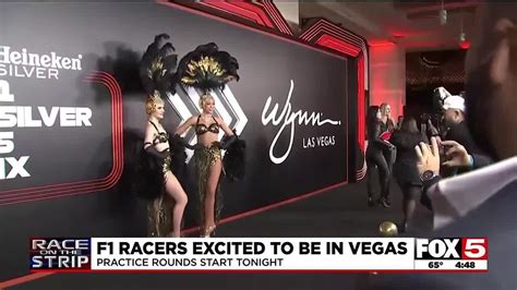 Some F1 drivers excited to be in Las Vegas - YouTube