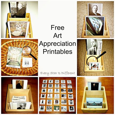 Art Appreciation Activities and Printables for Kids - Every Star Is Different