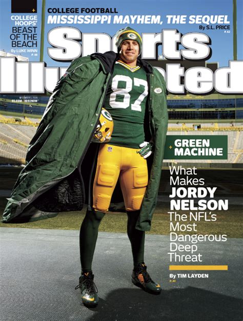 Green Bay Packers receiver Jordy Nelson featured on Sports Illustrated ...