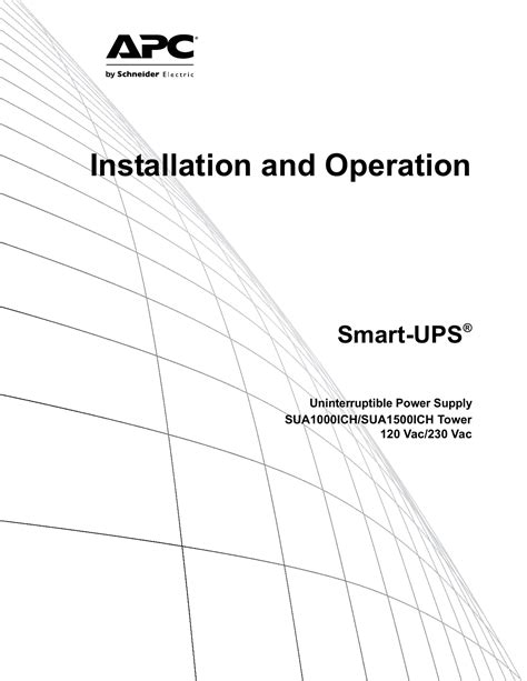 Schneider Electric Smart-UPS User Guide | Manualzz