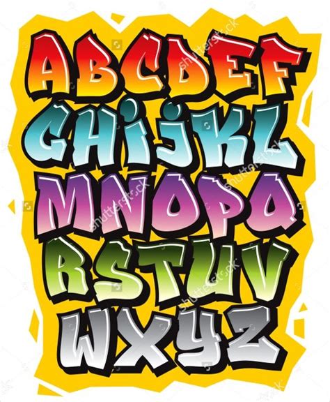 21+ Graffiti Alphabet Styles - Free PSD, EPS Format Download | Free & Premium Templates ...