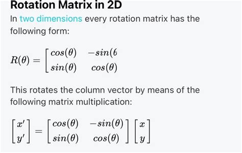 Solved this is a Matrix in computer graphics for 2D rotation | Chegg.com