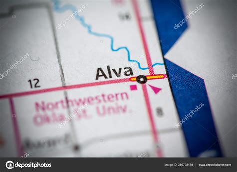 Alva Oklahoma Usa Geographic Concept Close Shot — Stock Photo © aliceinwonderland2020 #386792478