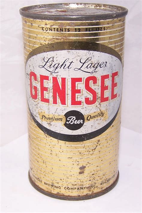 Lot Detail - Genesee Light Lager Flat Top Beer Can