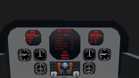 SimplePlanes | Modern fighter Cockpit